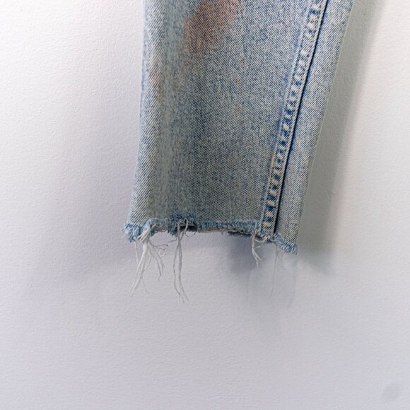 Levi's Line 8 Distressed Raw Hem Jeans Juniors Size 3 - Picture 13 of 15